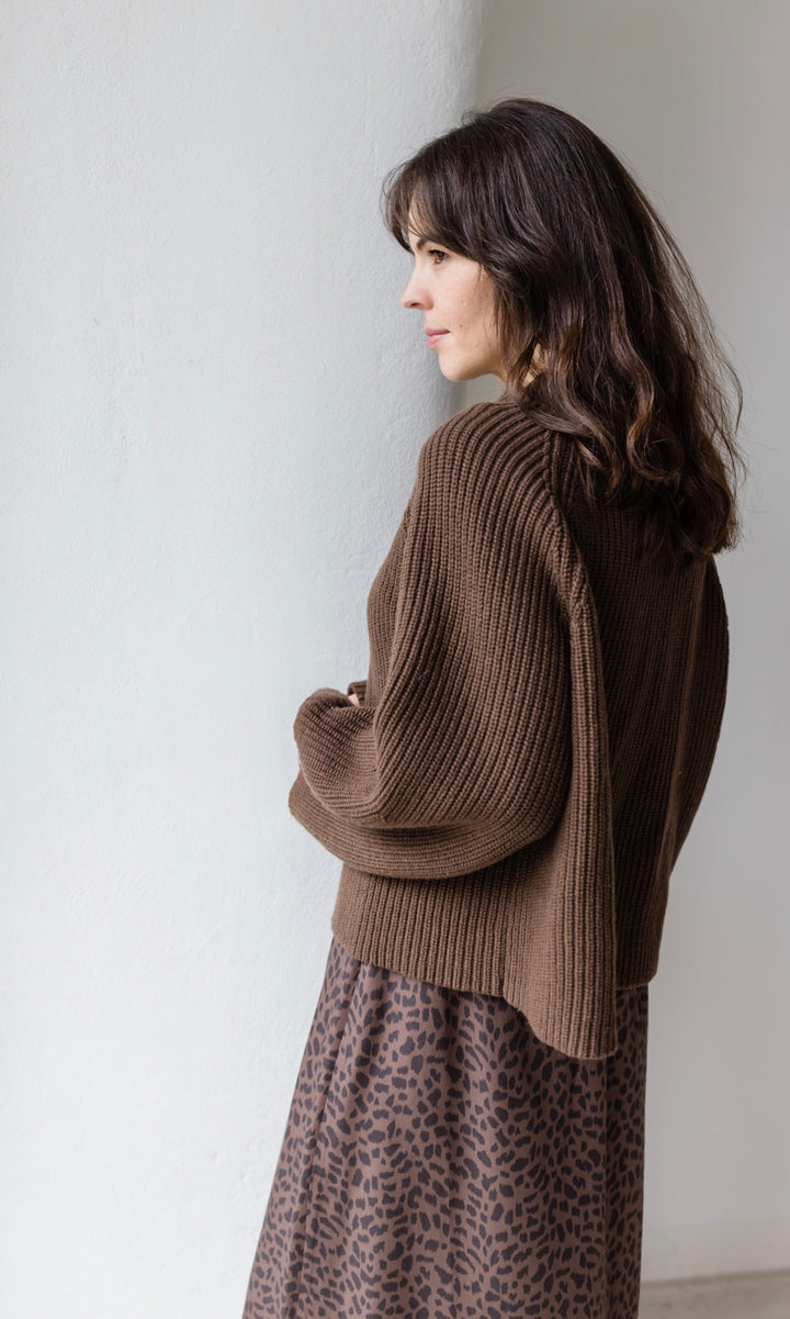 Oversized Jumper (Merinowolle-Kaschmir)