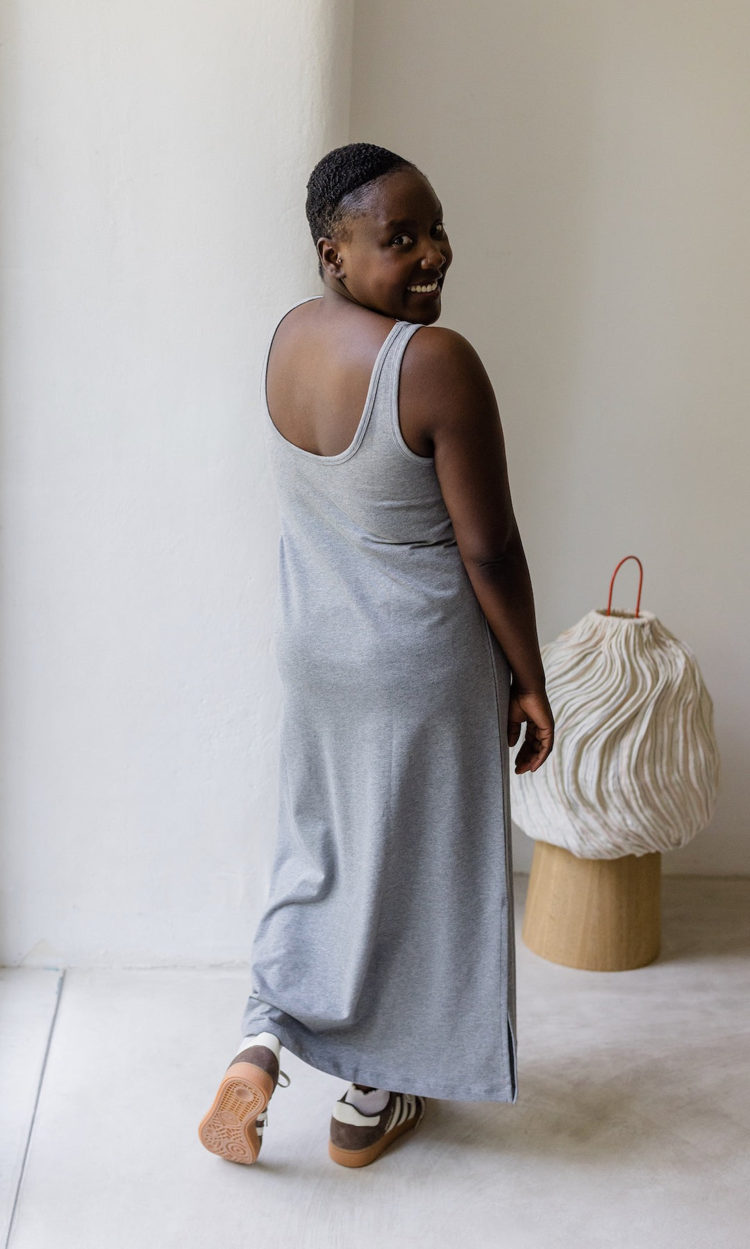 Jersey Trägerkleid mit seitlicher Stillfunktion