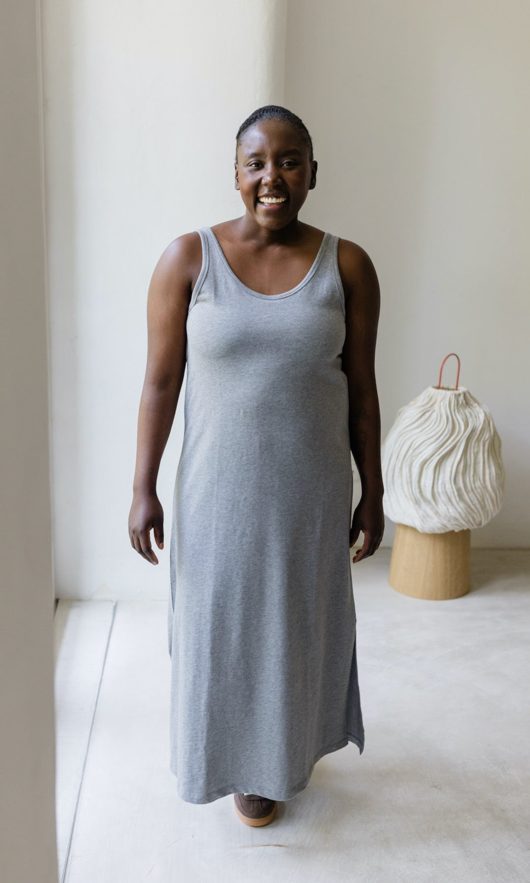 Jersey Trägerkleid mit seitlicher Stillfunktion