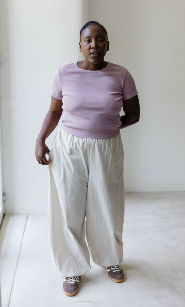 Cropped Rib Top