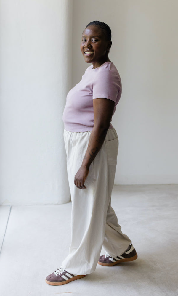 Cropped Rib Top