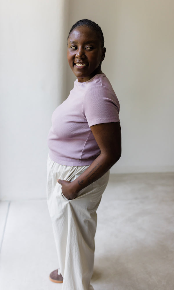 Cropped Rib Top