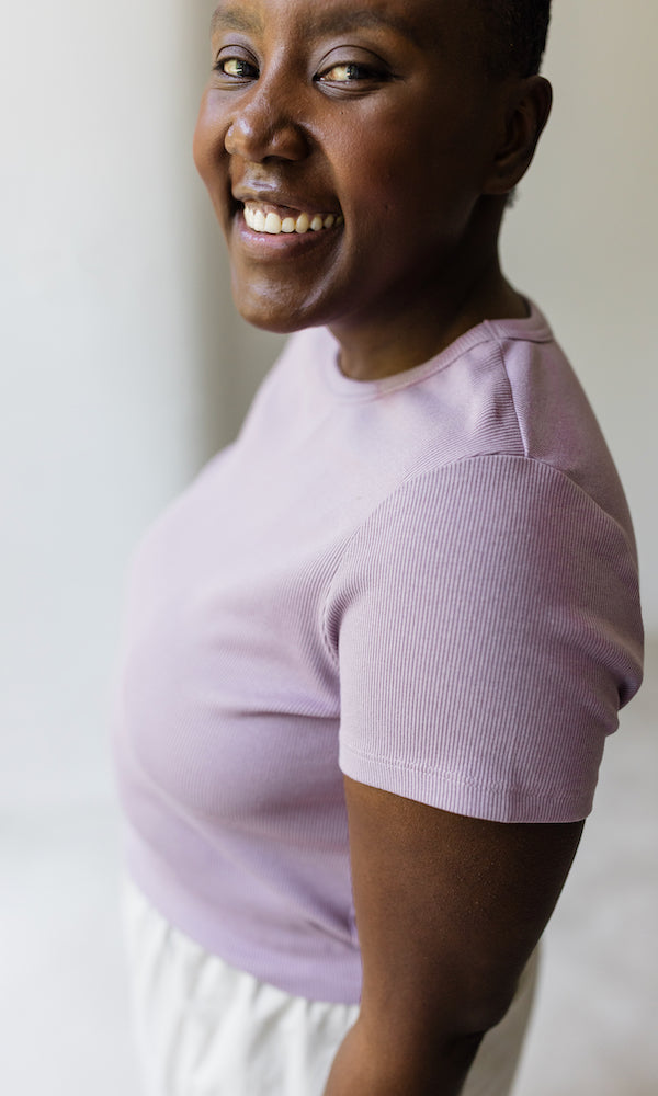 Cropped Rib Top