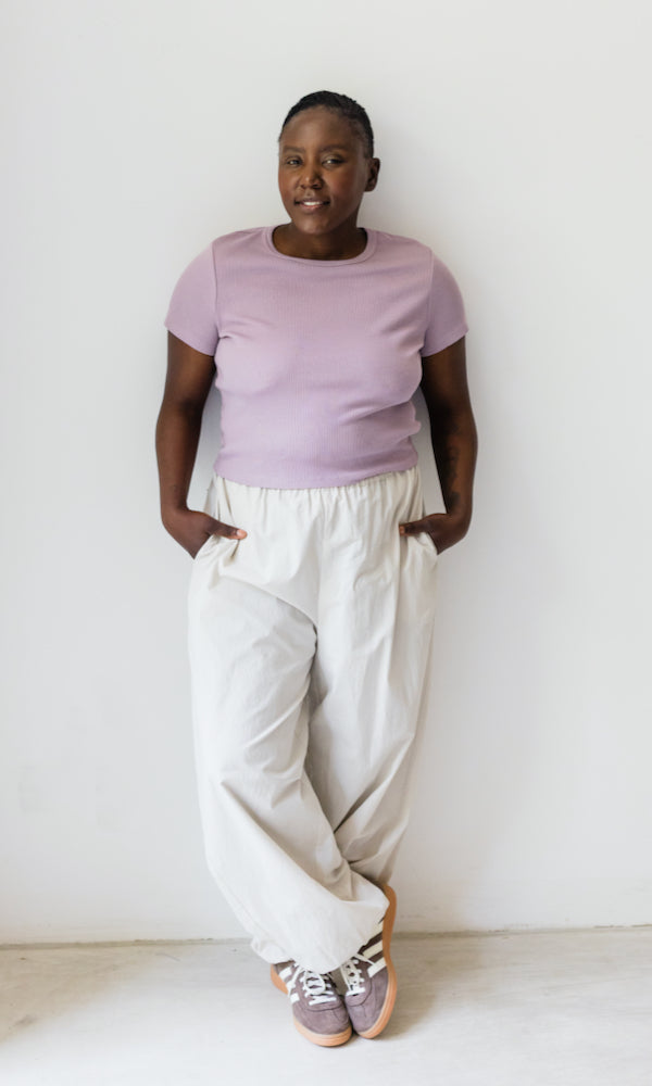 Cropped Rib Top