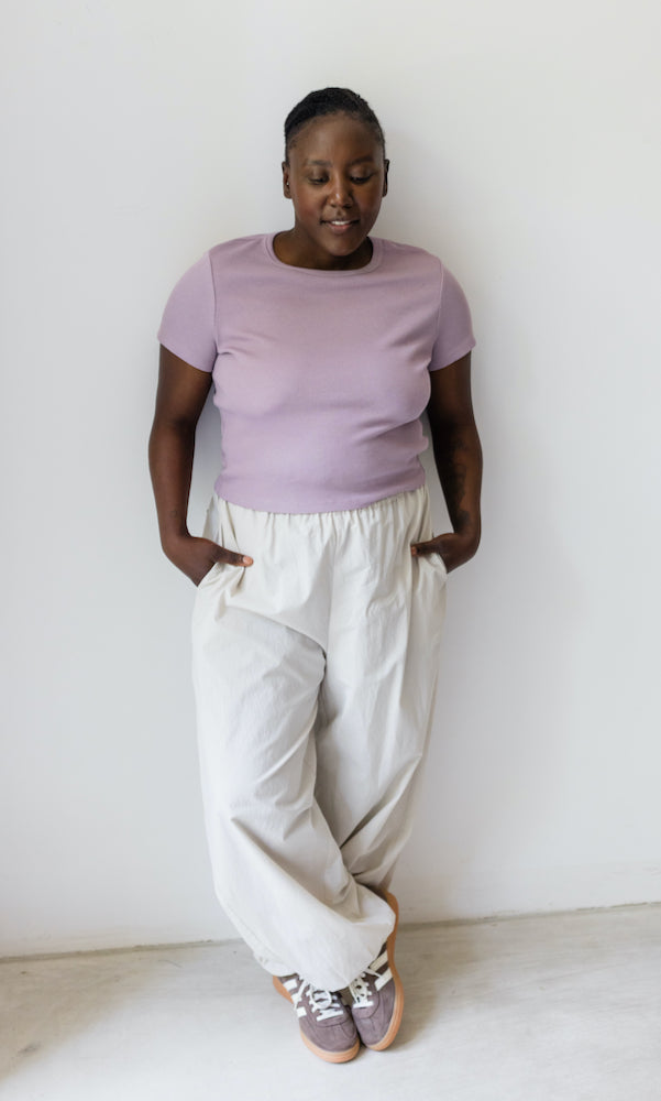 Cropped Rib Top