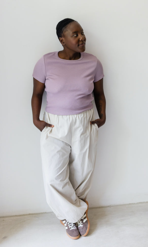 Cropped Rib Top