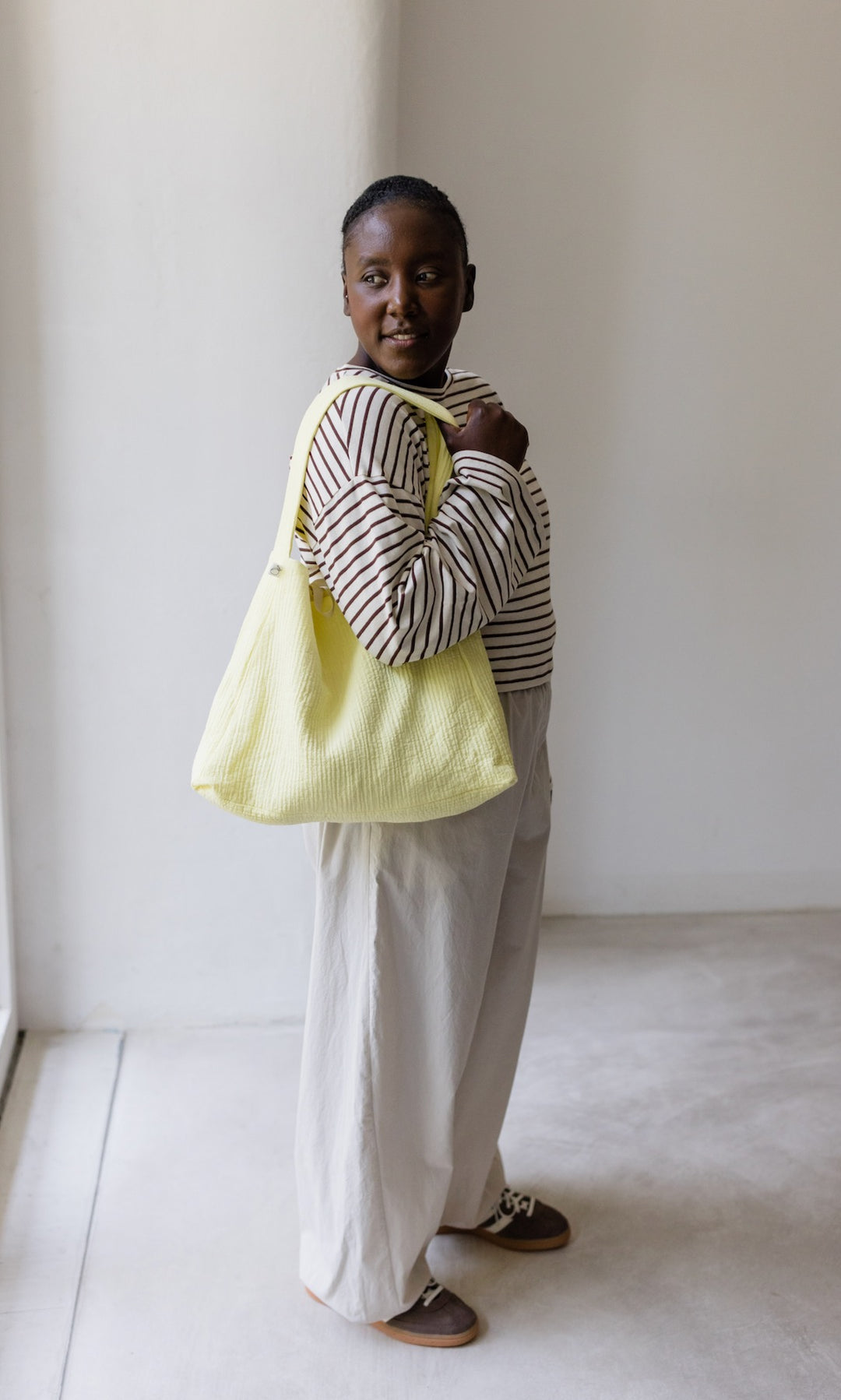 Stepptasche Yumiko Gelb