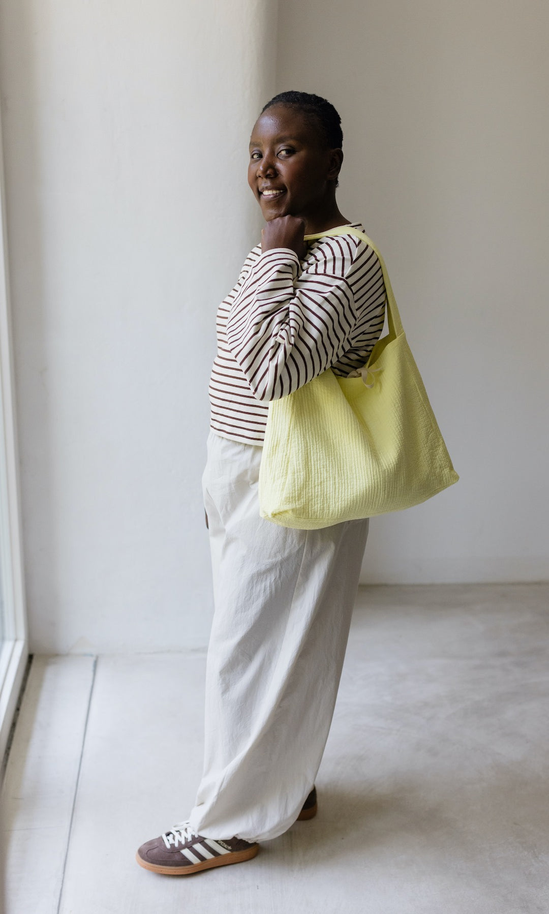 Stepptasche Yumiko Gelb