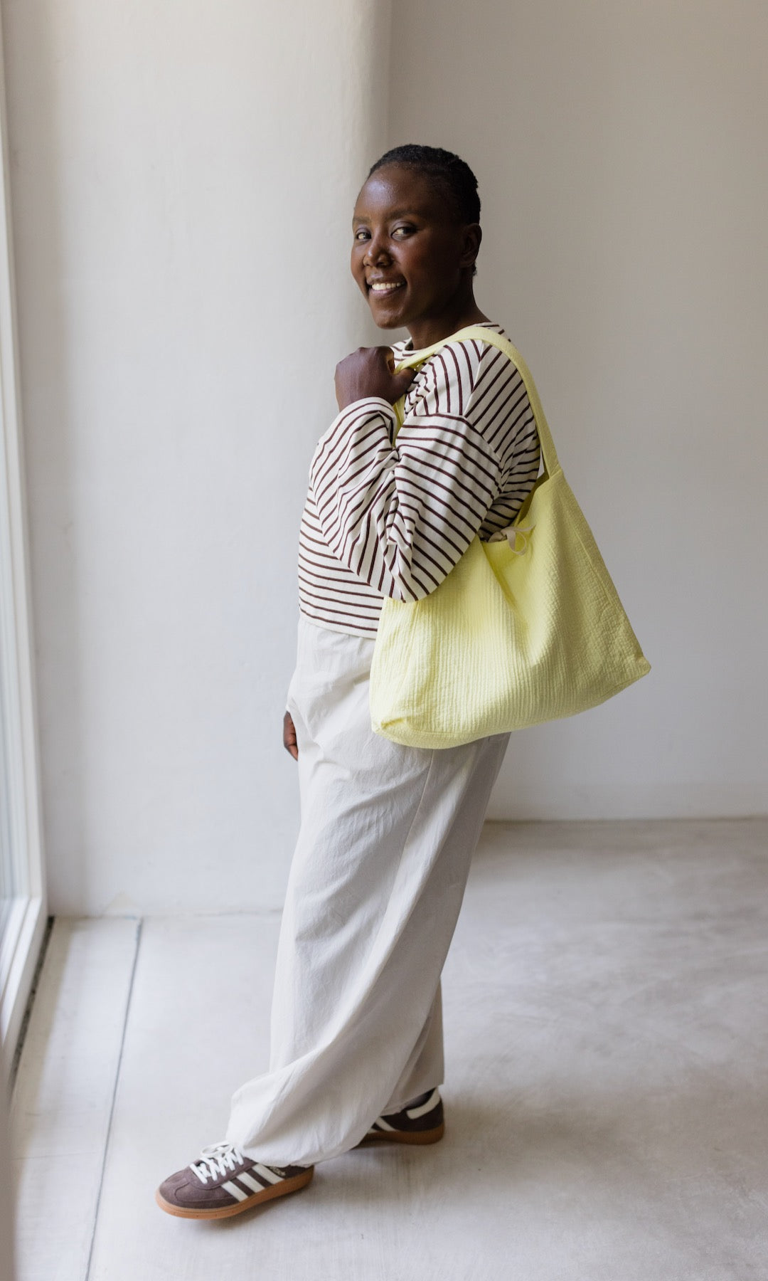 Stepptasche Yumiko Gelb