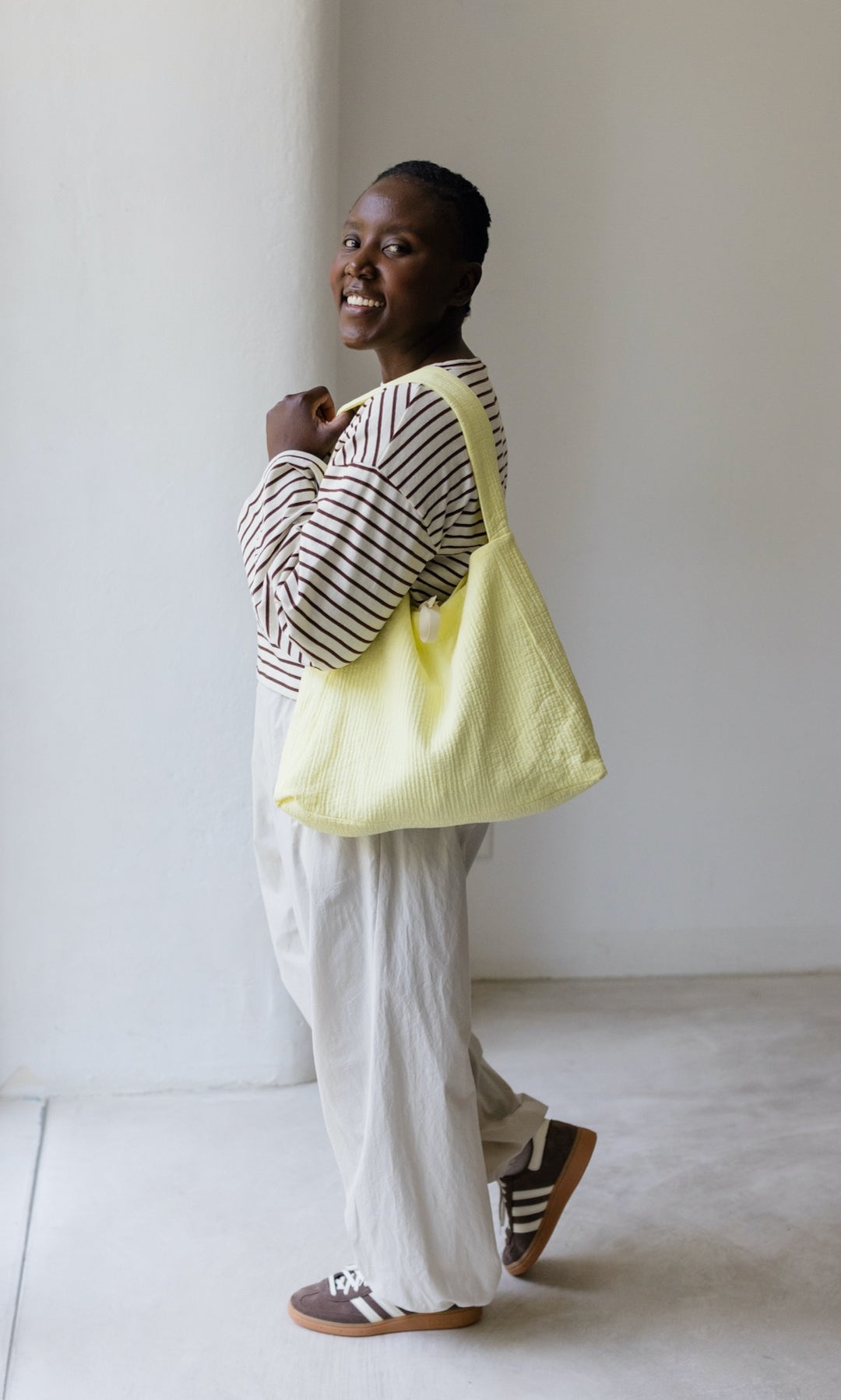 Stepptasche Yumiko Gelb