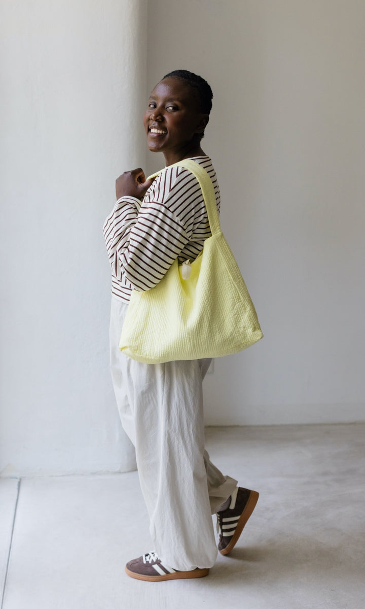 Stepptasche Yumiko Gelb