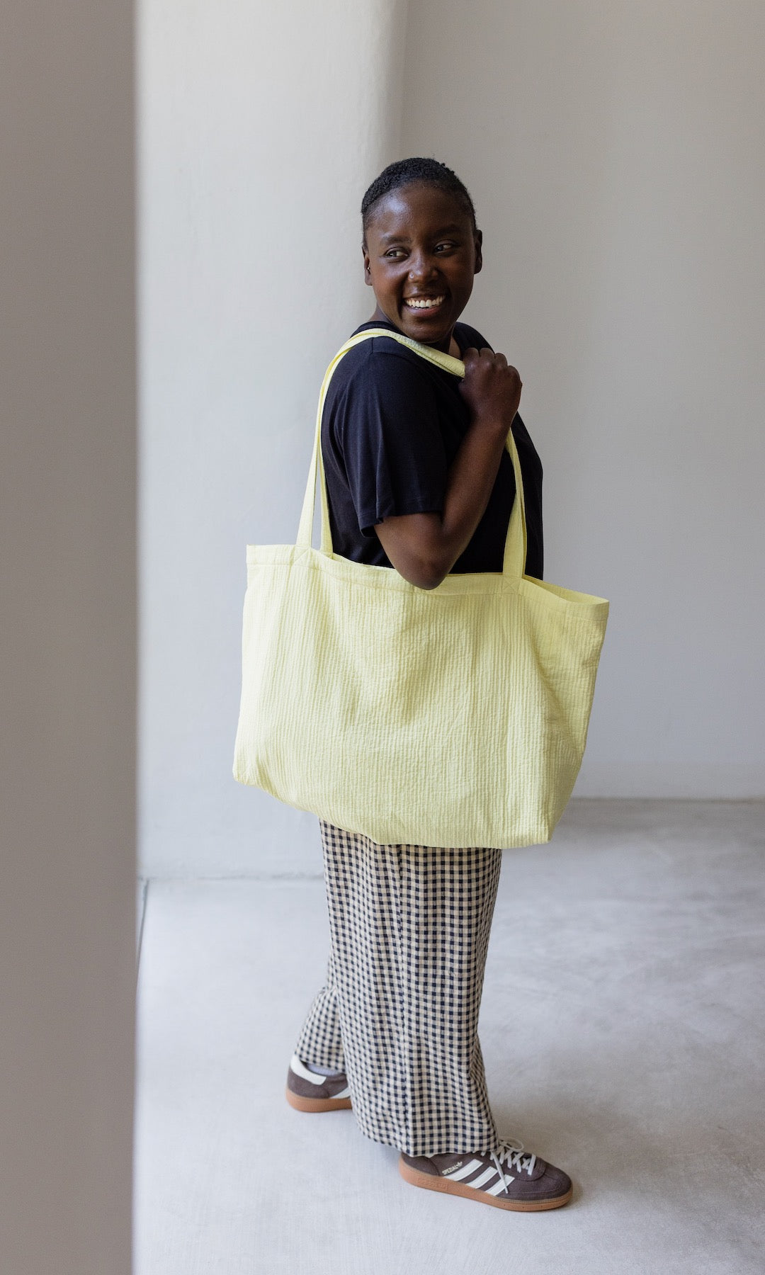 Gesteppte Mom Bag