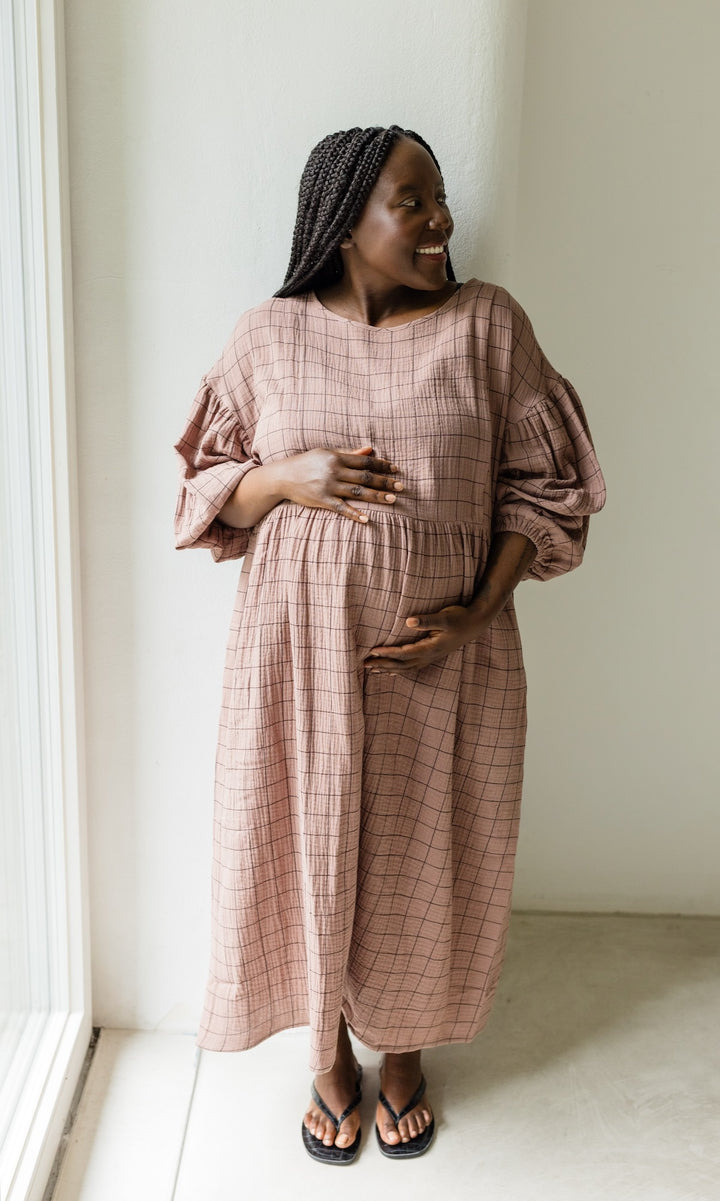 Still-Kleid April - abricot coco