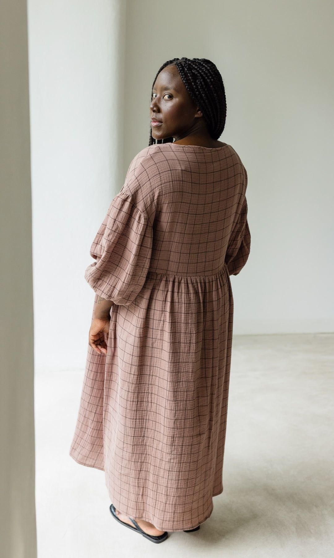 Still-Kleid April - abricot coco