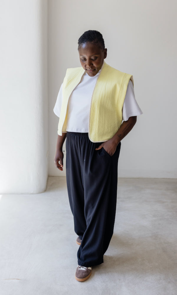 High Waist Culotte aus Viskose