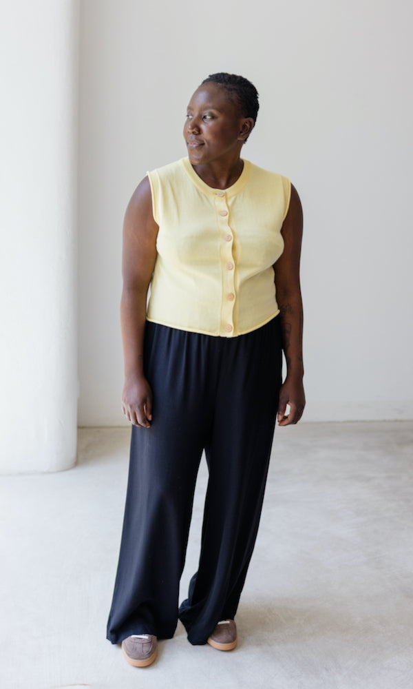 High Waist Culotte aus Viskose