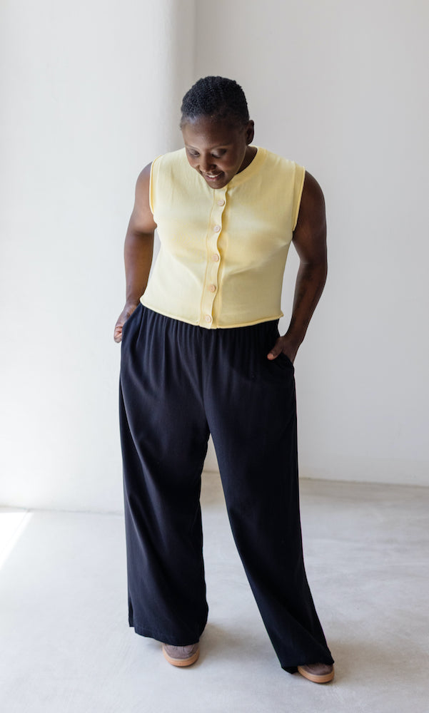 High Waist Culotte aus Viskose