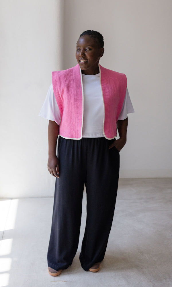 High Waist Culotte aus Viskose