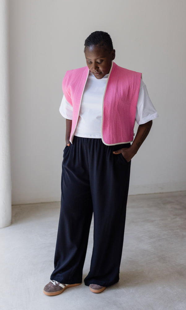 High Waist Culotte aus Viskose