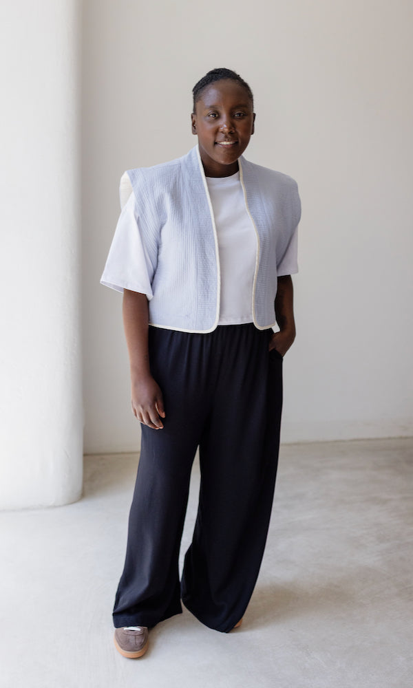High Waist Culotte aus Viskose