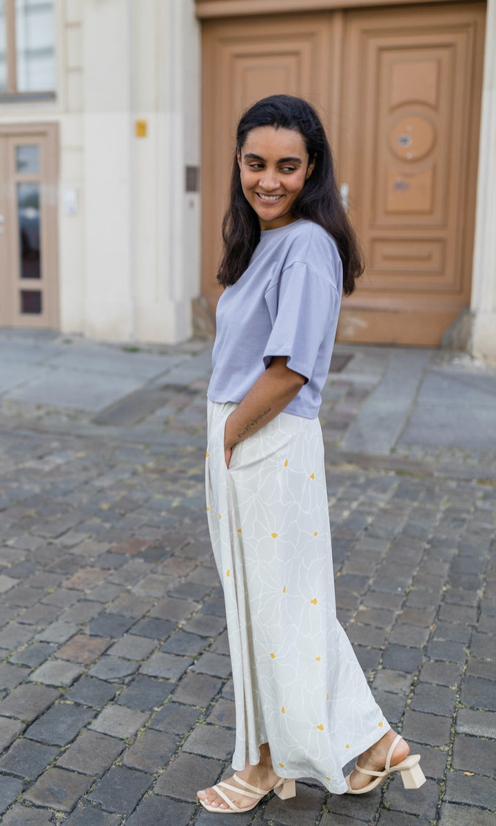 Cropped T-Shirt - abricot coco