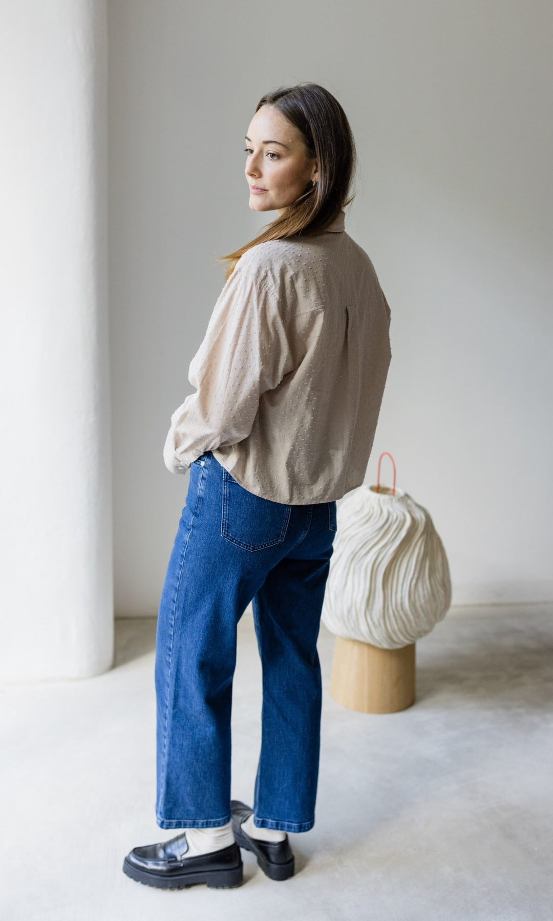 Cropped Oversized Hemd