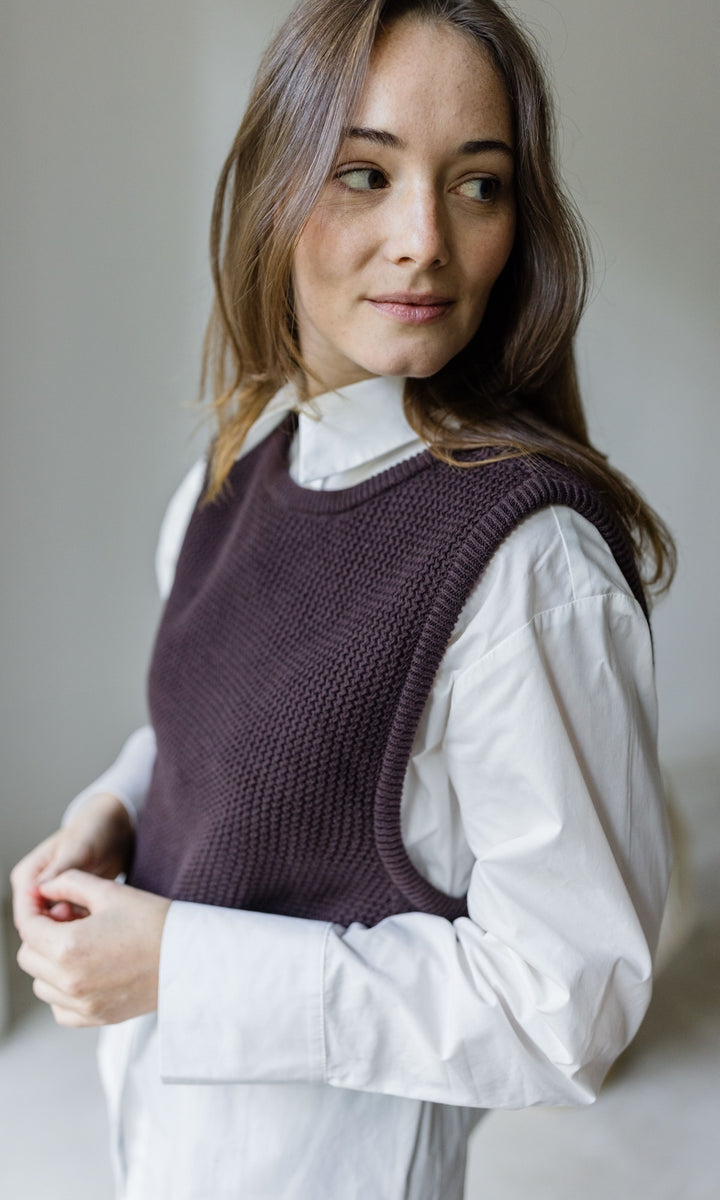 Pullunder mit seitlichem Bindedetail