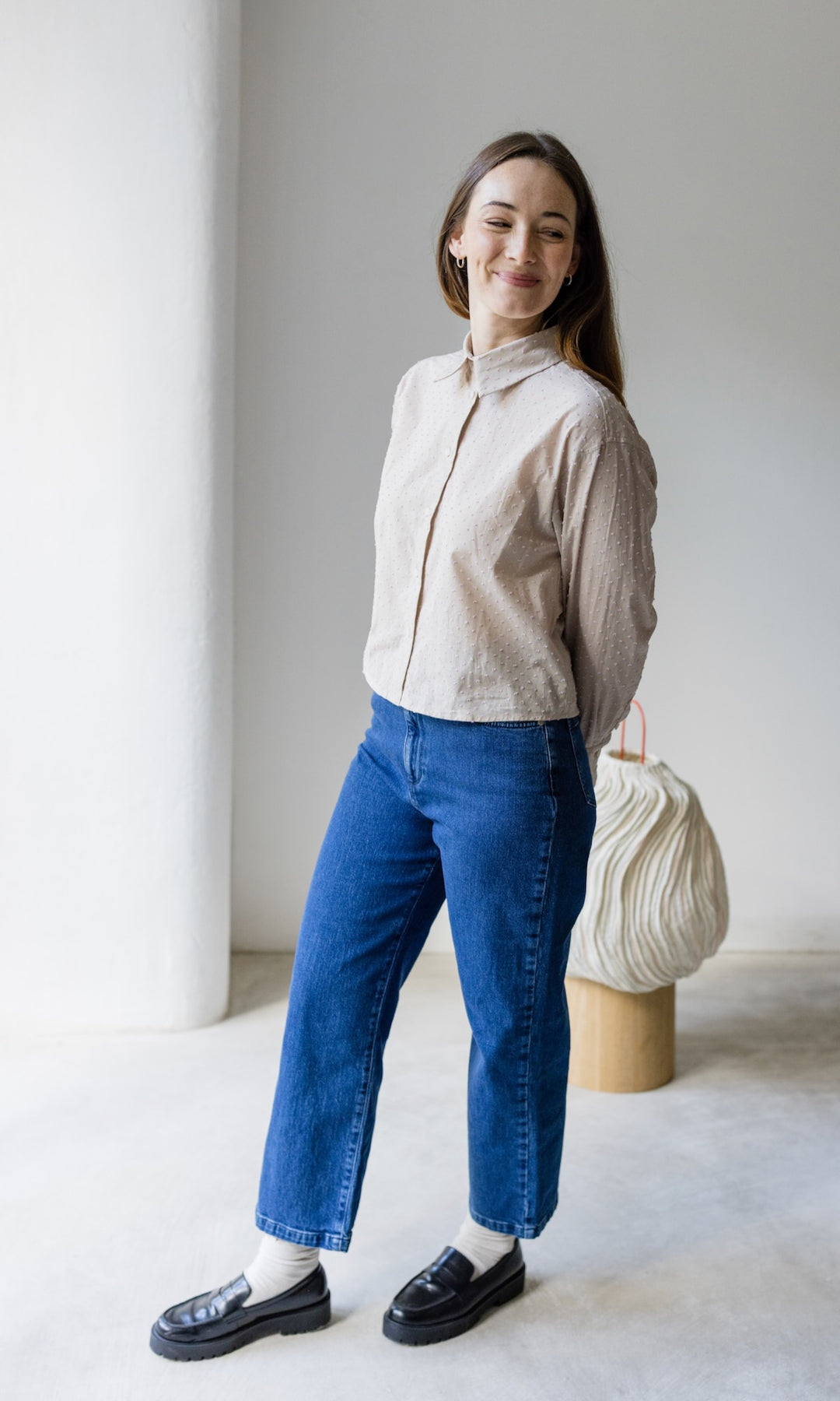 Cropped Oversized Hemd