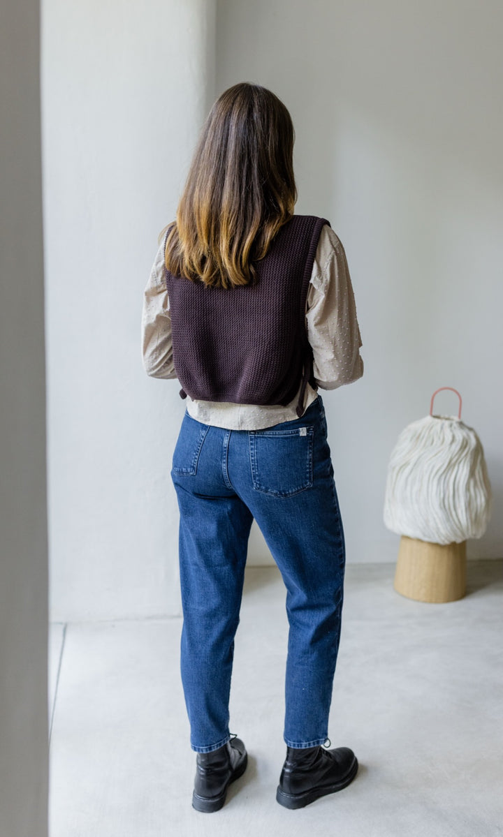 Pullunder mit seitlichem Bindedetail