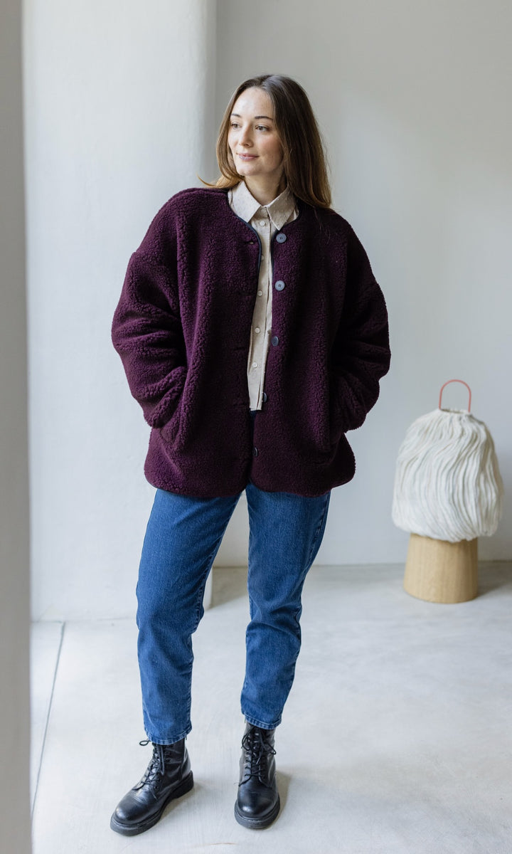 Jeans Mom Fit Dunkelblau