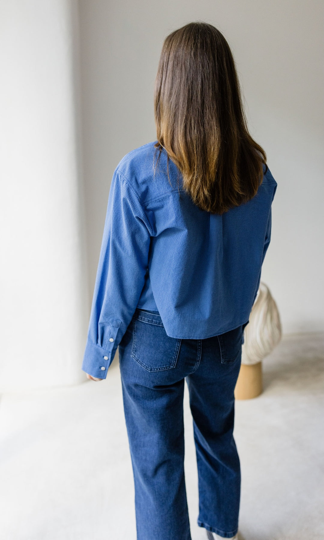 Cropped Oversized Hemd