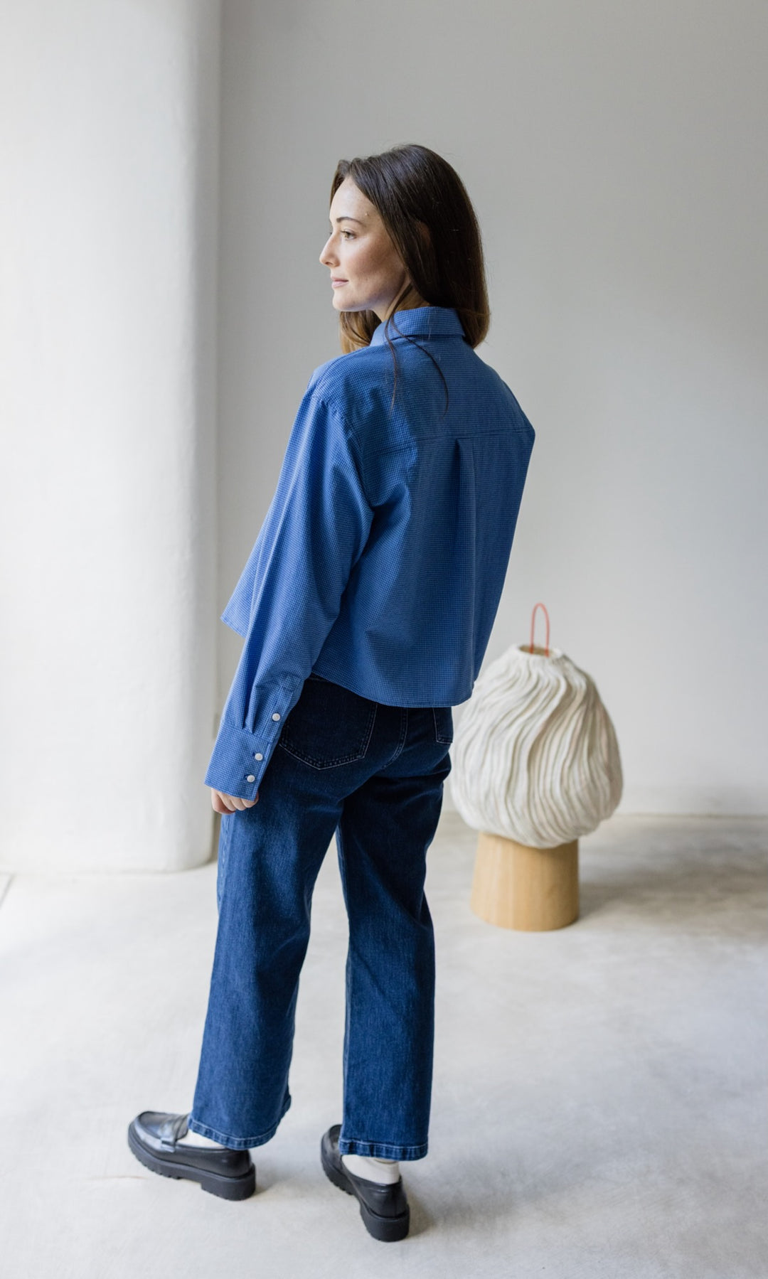 Cropped Oversized Hemd