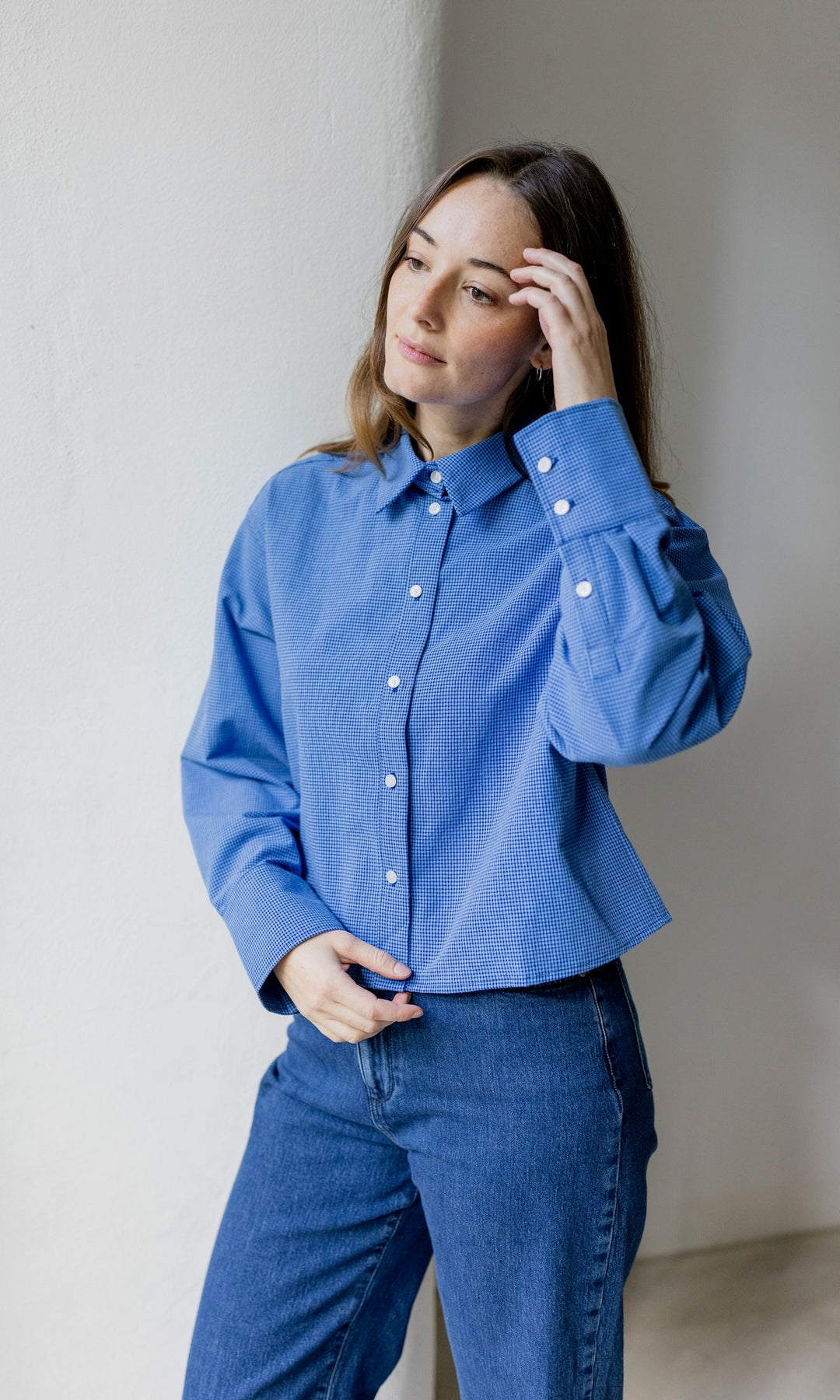 Cropped Oversized Hemd