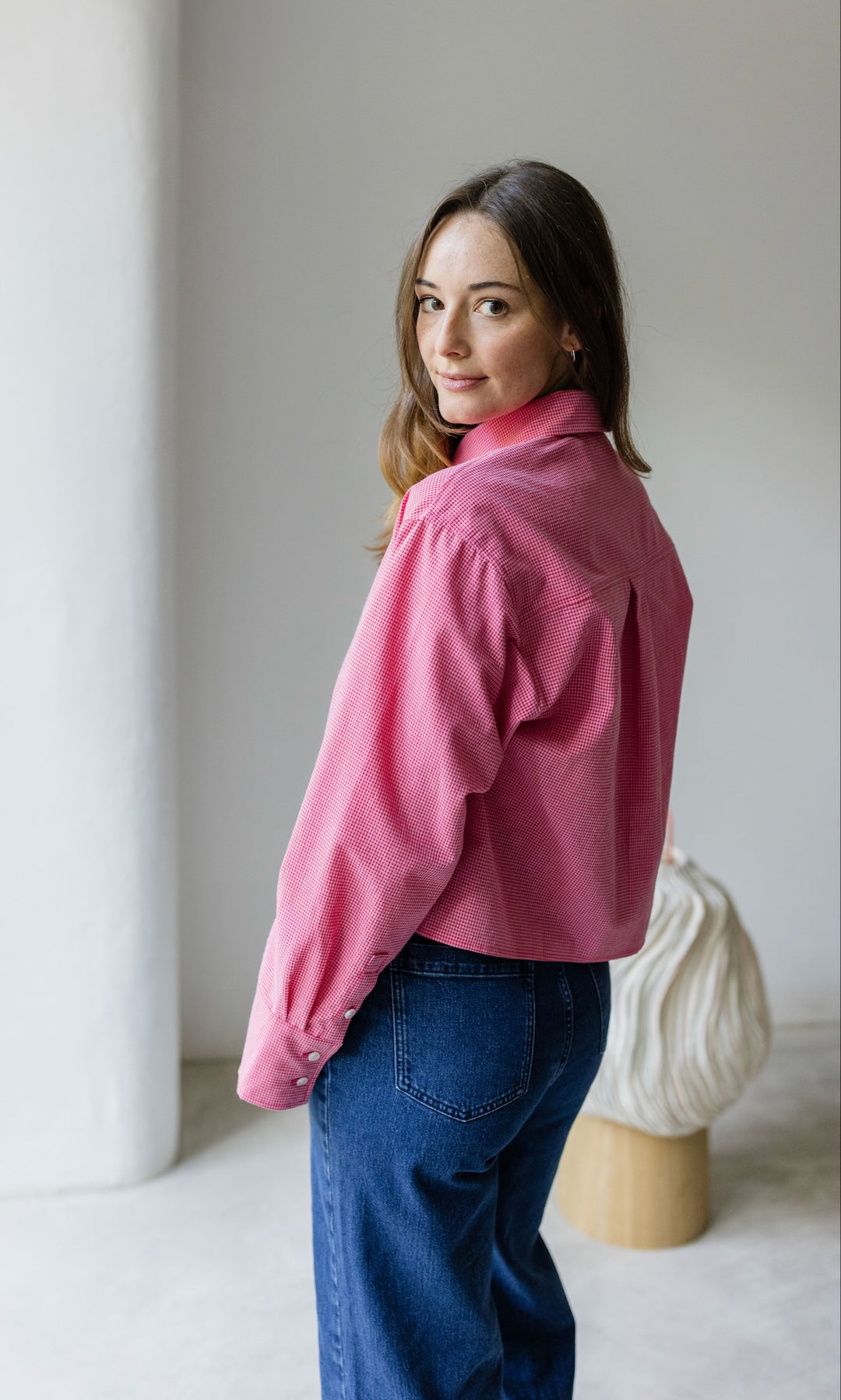 Cropped Oversized Hemd