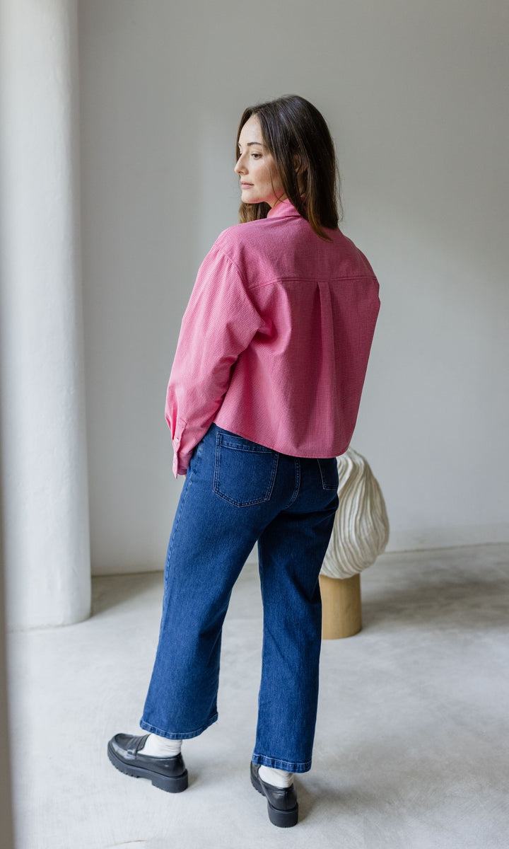 Cropped Oversized Hemd