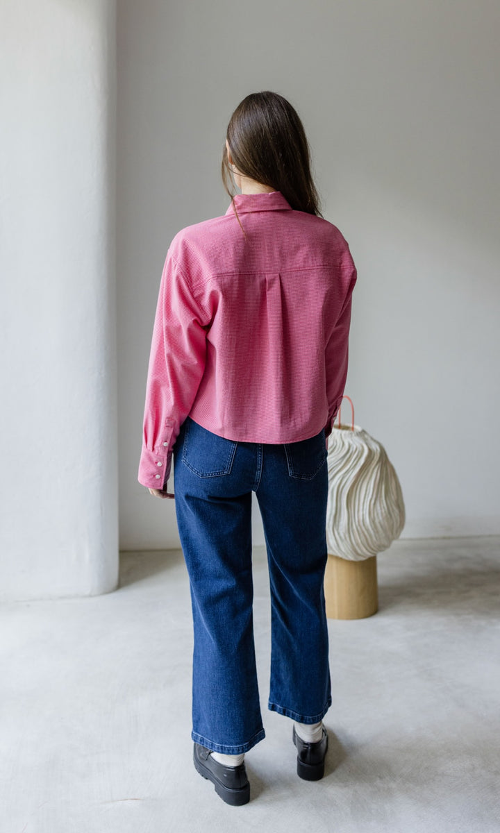 Cropped Oversized Hemd