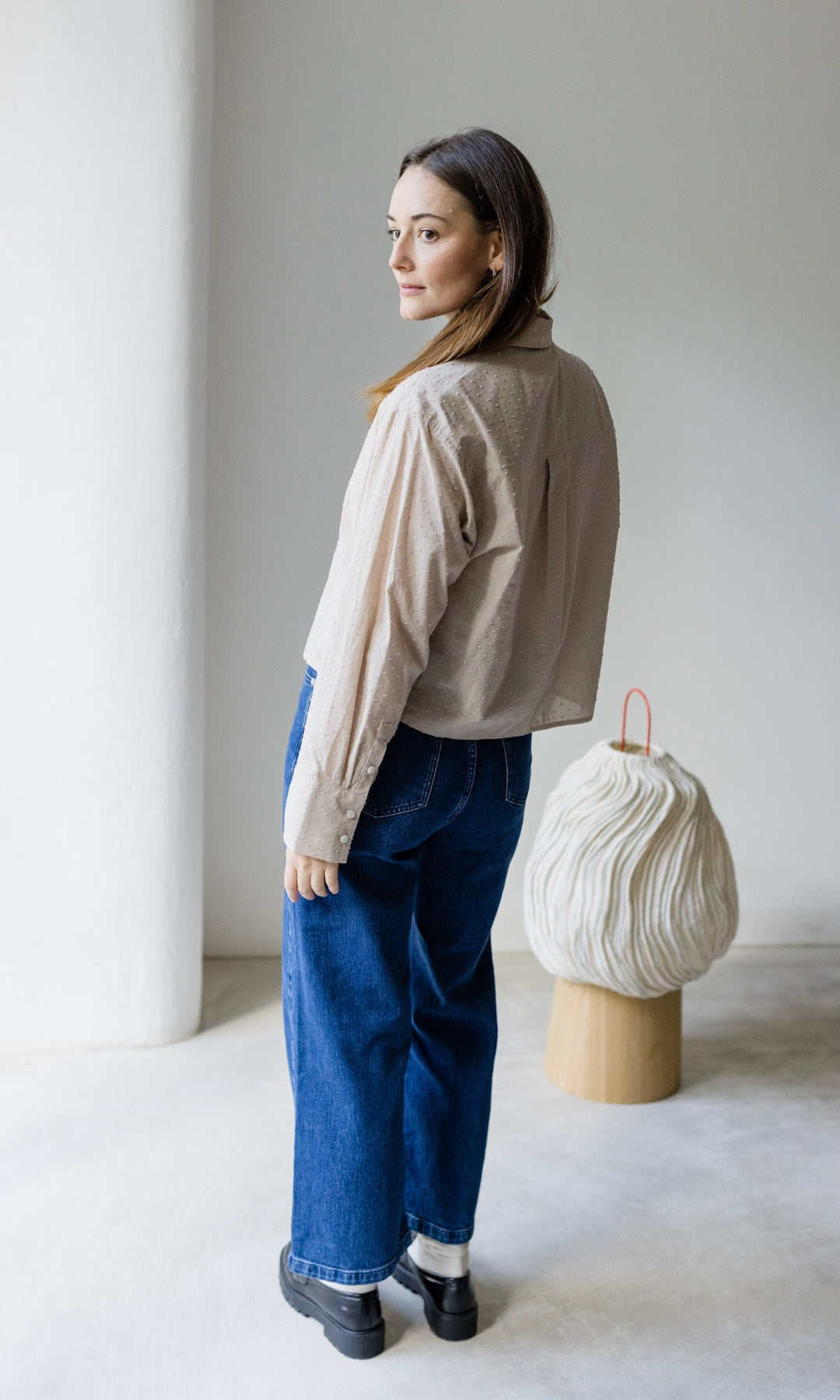 Cropped Oversized Hemd