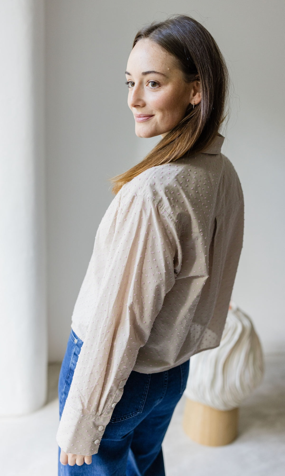 Cropped Oversized Hemd