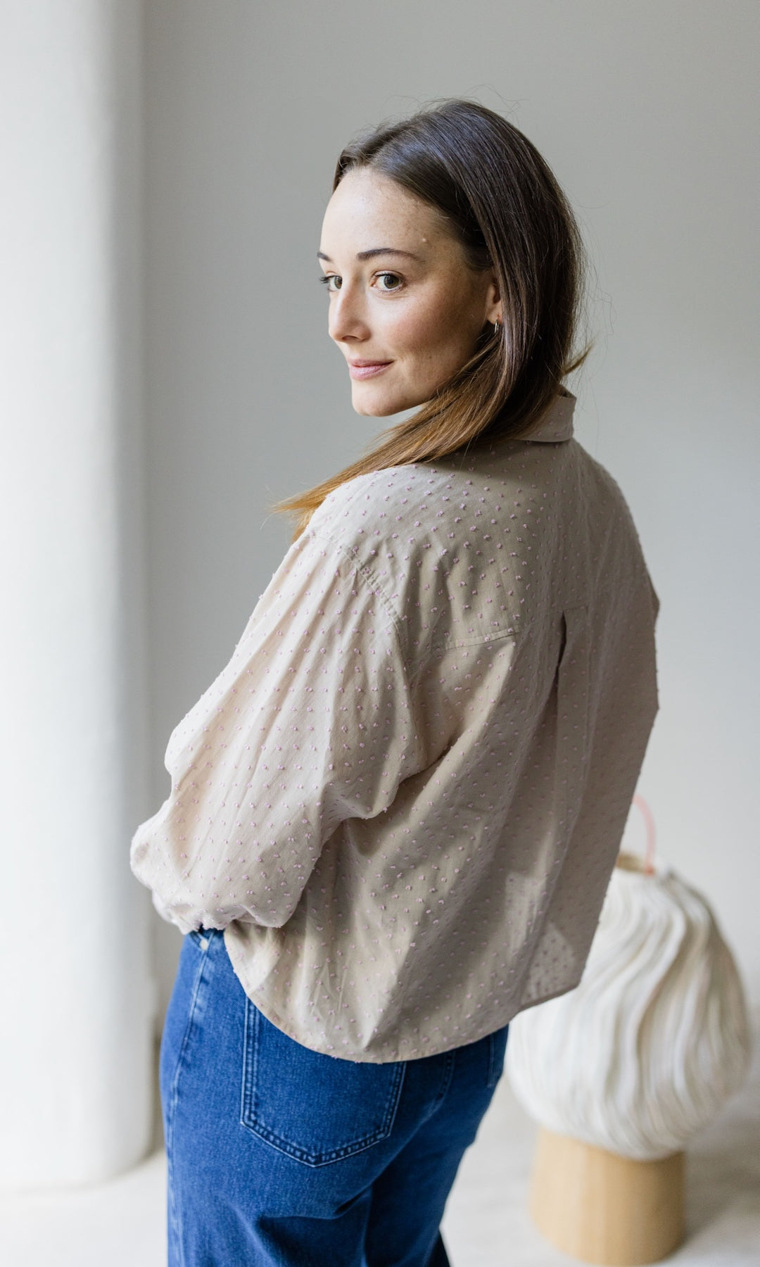 Cropped Oversized Hemd