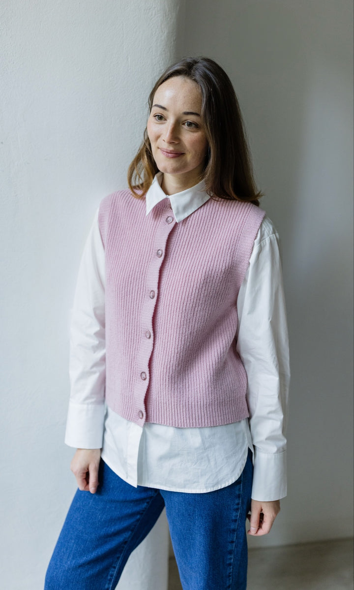 Strickweste KIKO mit Knöpfen