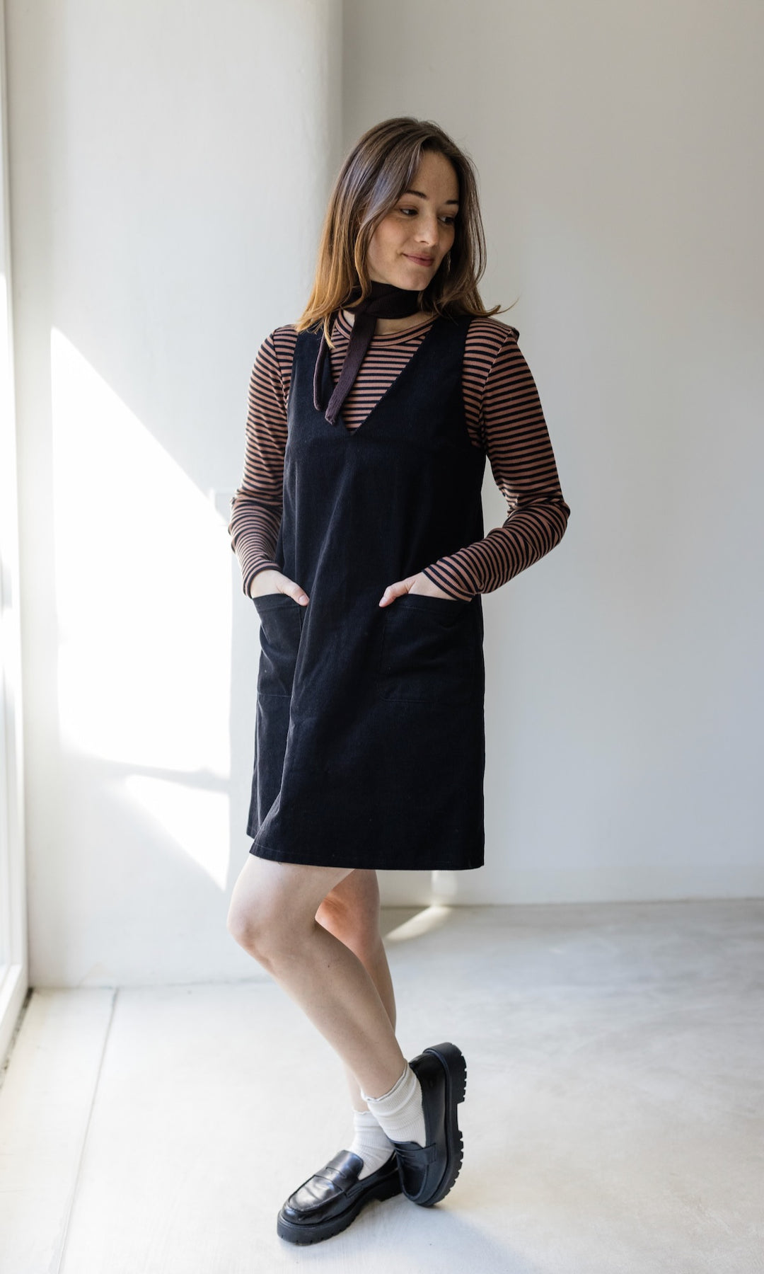 Minikleid Audrey aus Cord