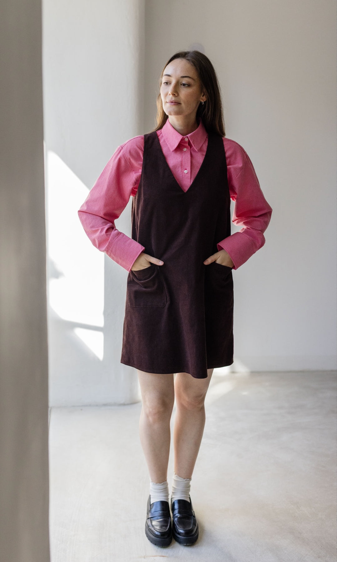 Cropped Oversized Hemd