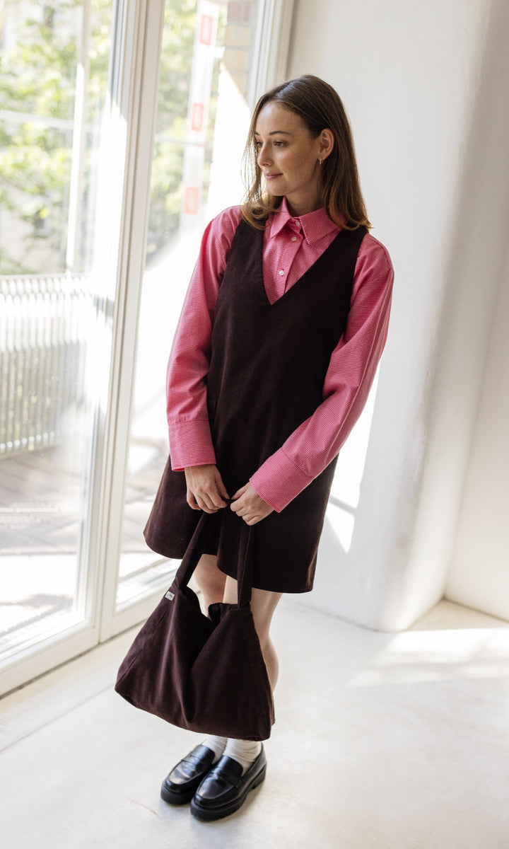 Minikleid aus Cord Audrey