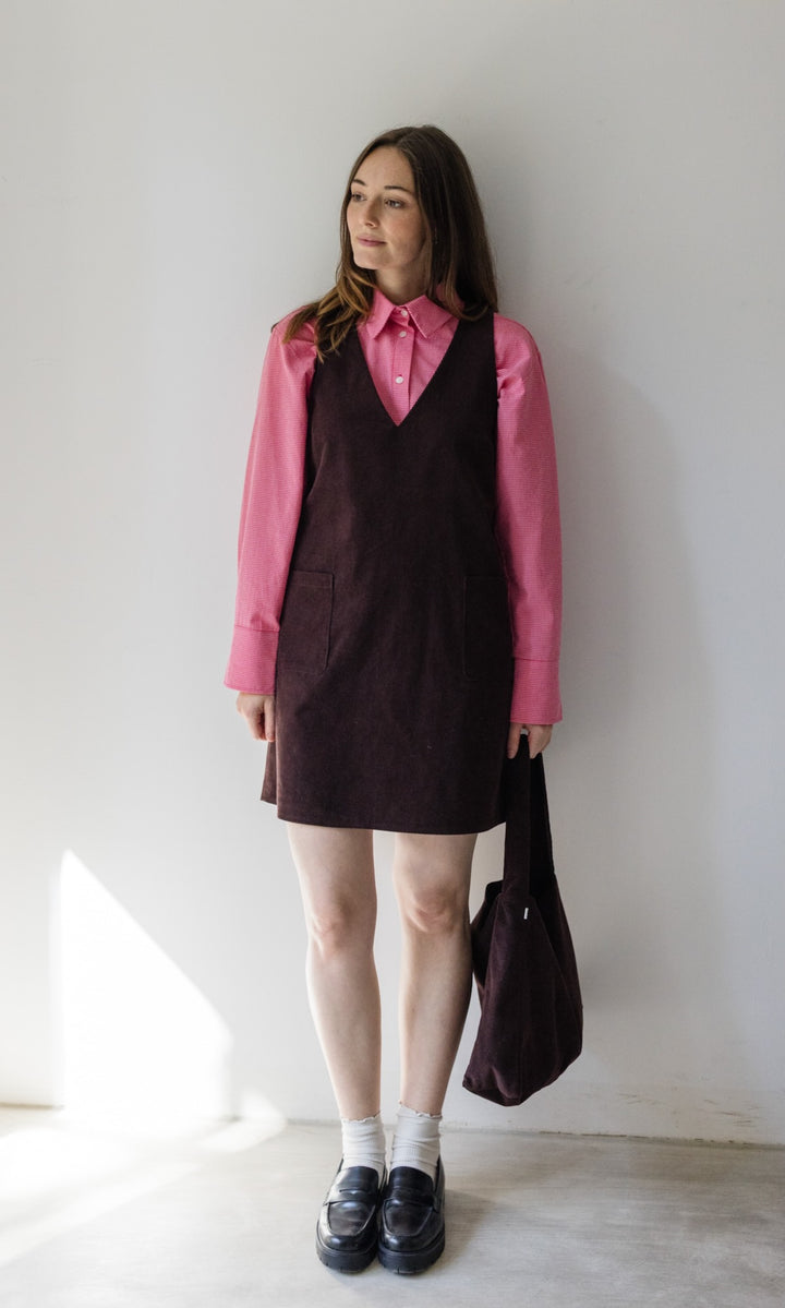 Minikleid aus Cord Audrey