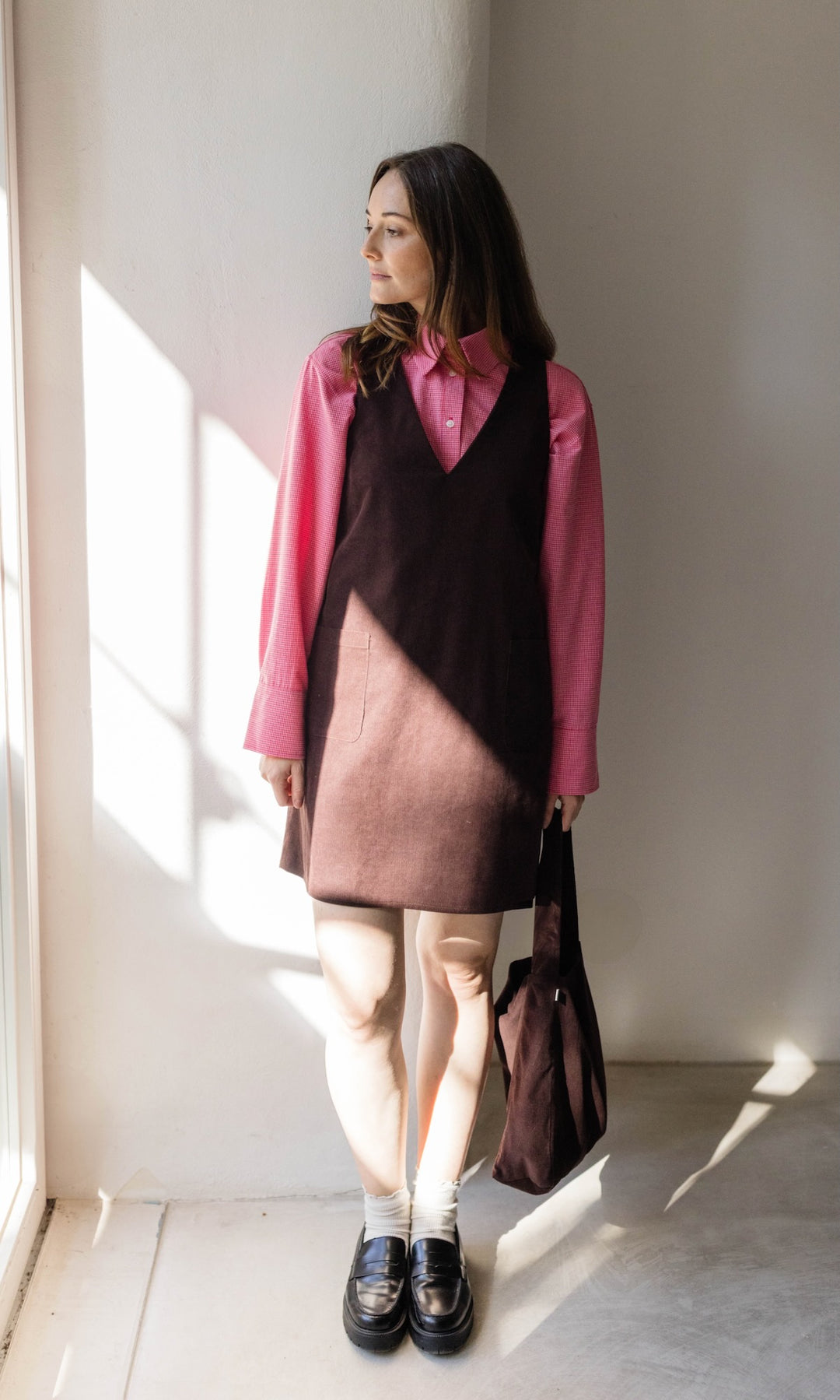 Cropped Oversized Hemd