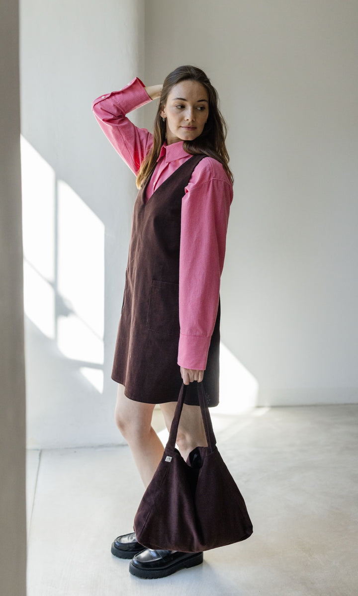 Minikleid aus Cord Audrey