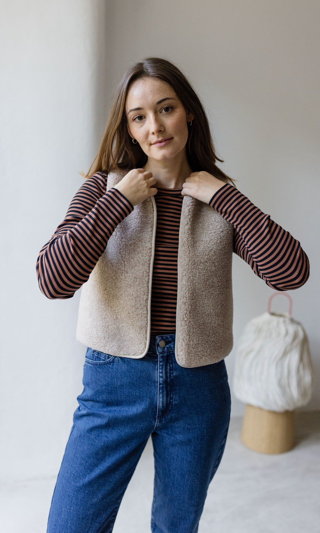 Gestreiftes Langarmshirt Zoé