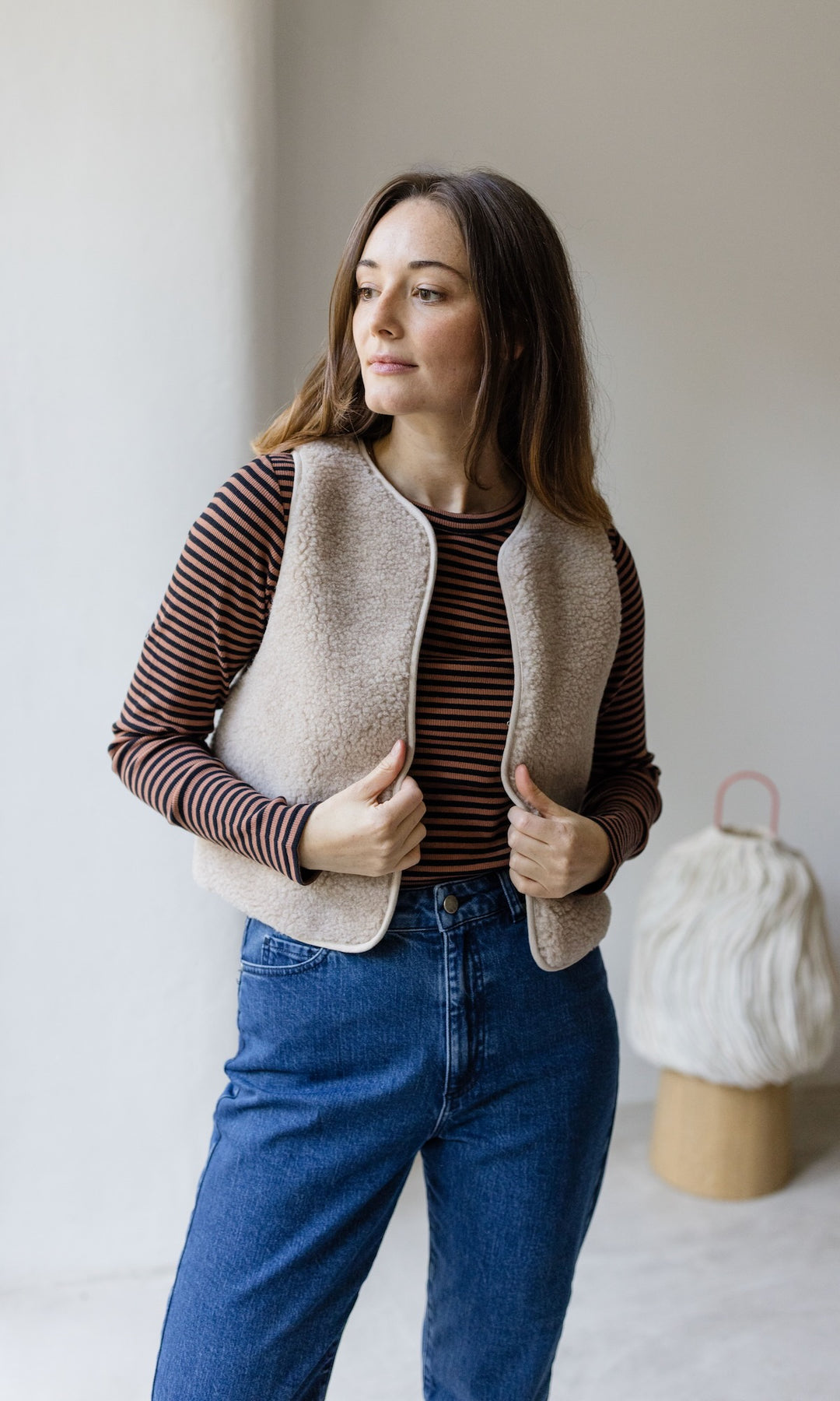 Gestreiftes Langarmshirt Zoé