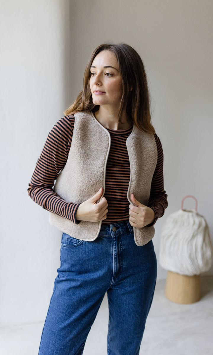 Gestreiftes Langarmshirt Zoé