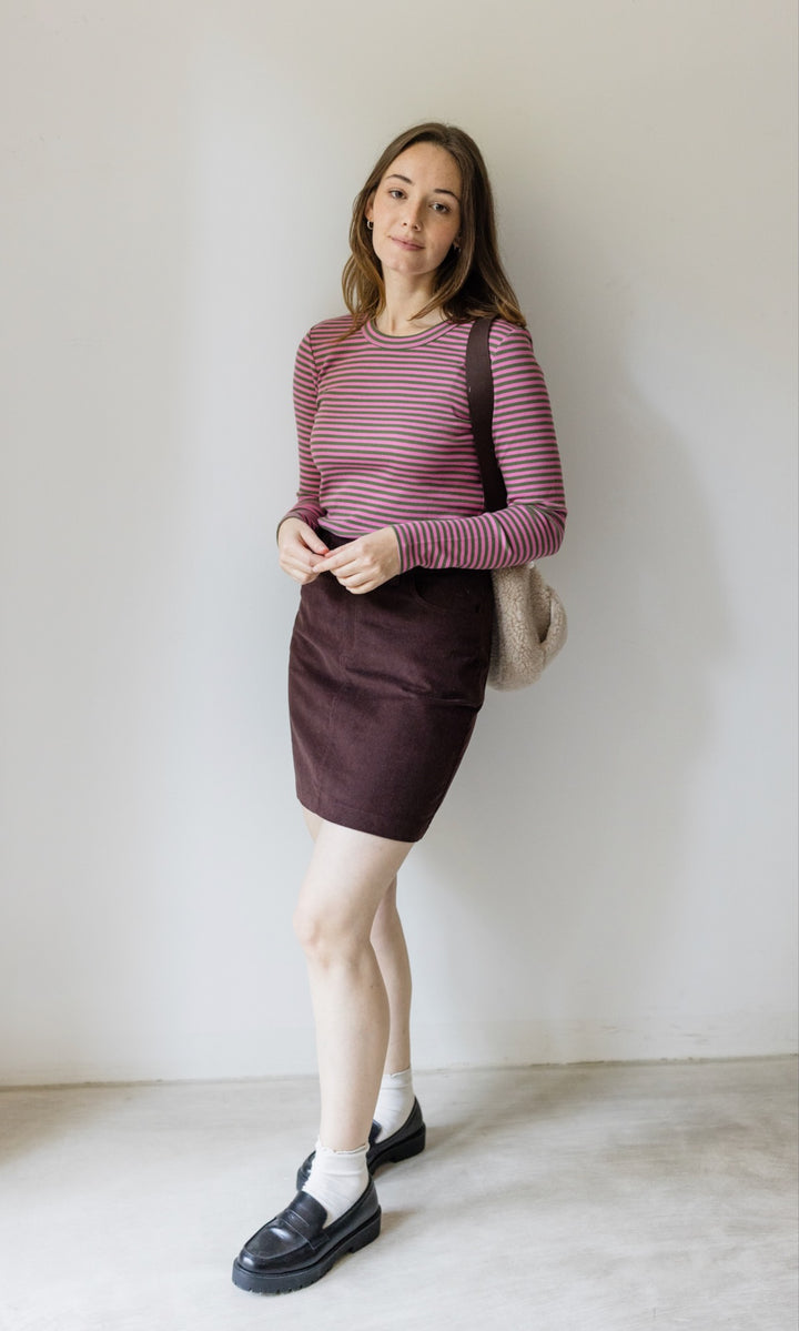 Gestreiftes Langarmshirt Zoé